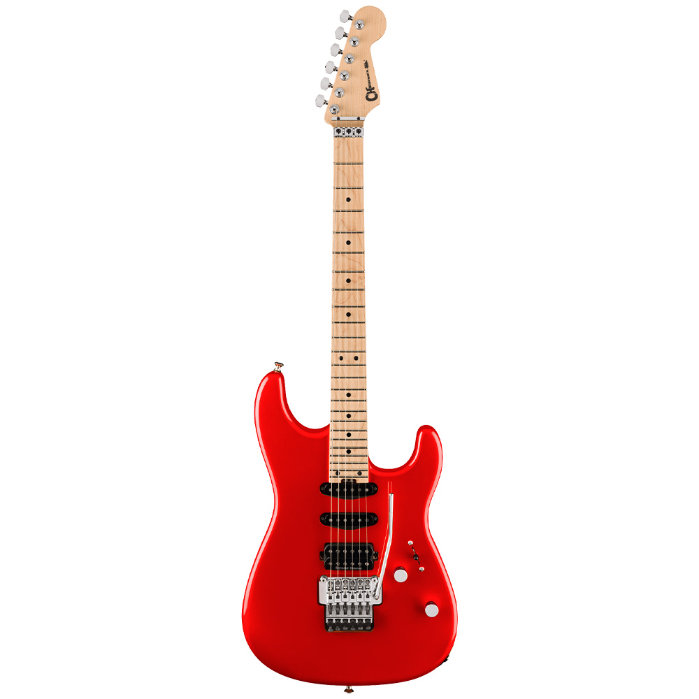 Charvel MJ San Dimas Style 1 HSS Floyd Rose Akçaağaç Klavye Metallic Red Elektro Gitar